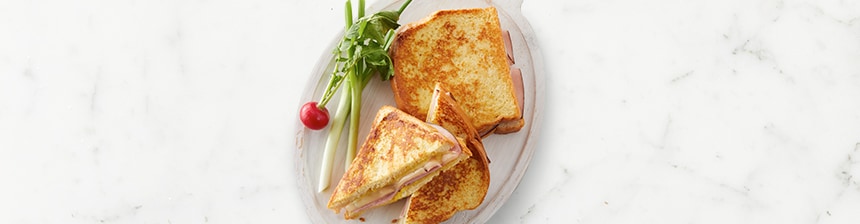  French Toasted-Ham Sandwich