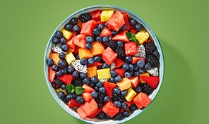 Bowl of mixed fruit