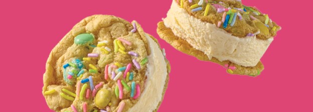 Confetti Ice Cream Sandwiches
