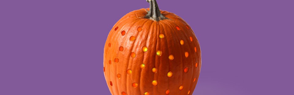 Polka Dot Pumpkin
