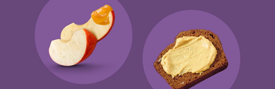 aramel apples and pumpkin bread