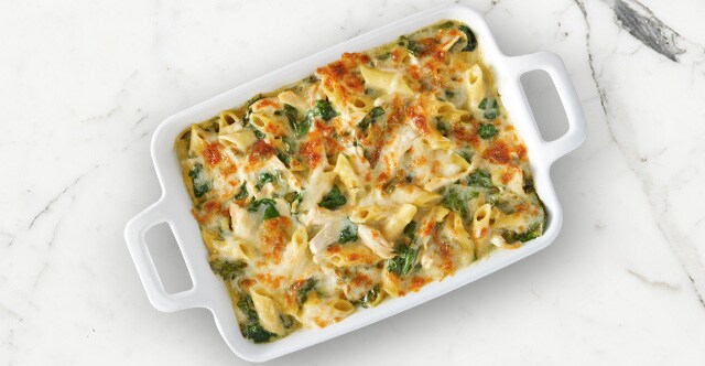 Chicken and Spinach Alfredo Casserole