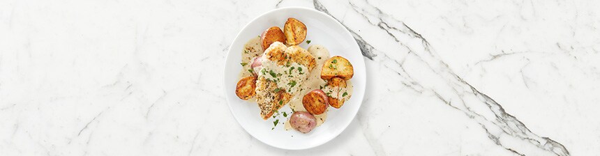 Photo of Creamy Dijon Chicken and Potatoes