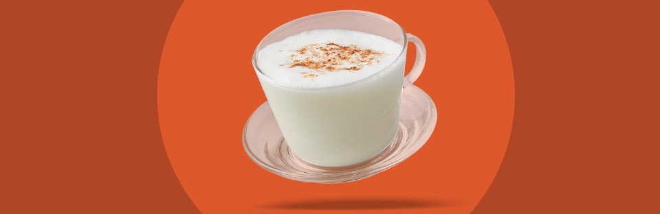 pumpkin spice with milk