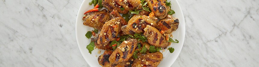 Grilled Thai Sweet Chili Wings Recipe