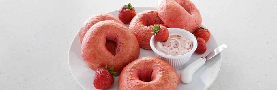 Strawberry Bagels