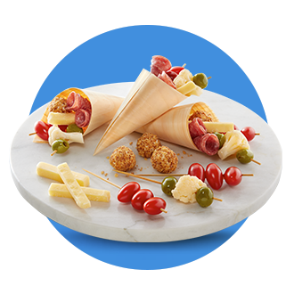 Charcuterie Cones Recipe Image