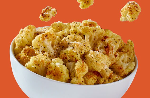 bowl of Cacio e Pepe Roasted Cauliflower