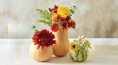 Butternut squash vase