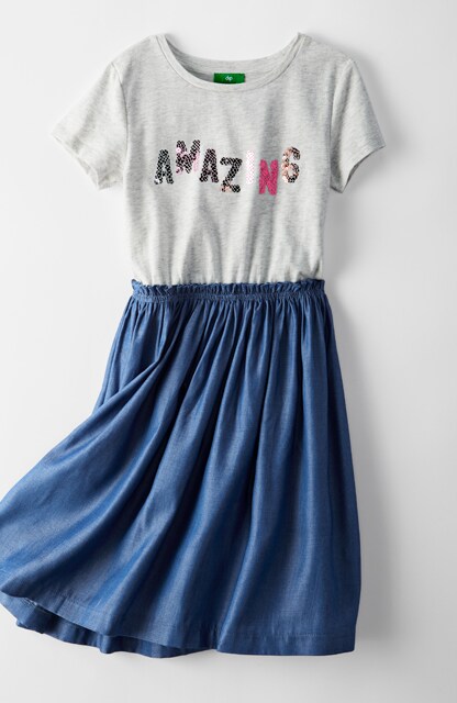 mixed contrast dress mixed contrast dress