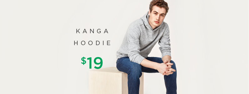 young man in kanga hoodie