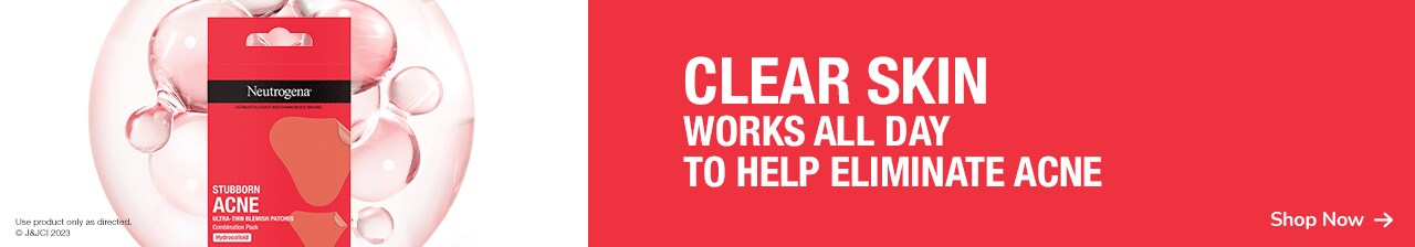 Clear skin works all day to help eliminate acne