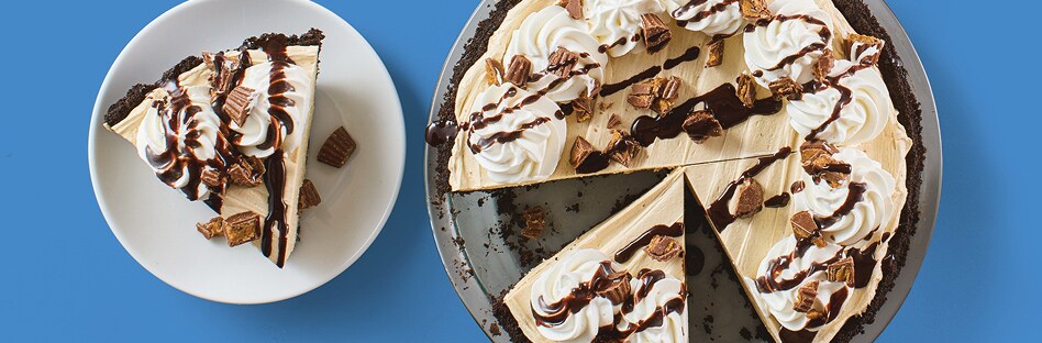 Vegan Chocolate Peanut Butter Mousse Pie