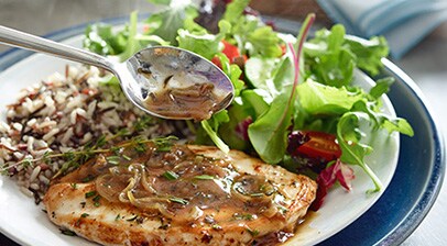 Use OptUP Nutrition Ratings to build a balanced plate and save time.