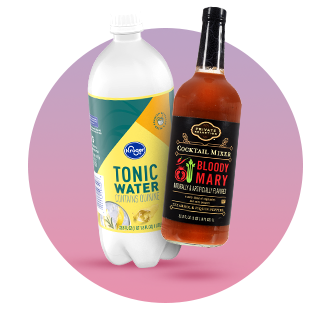 Shop spirits and mixers