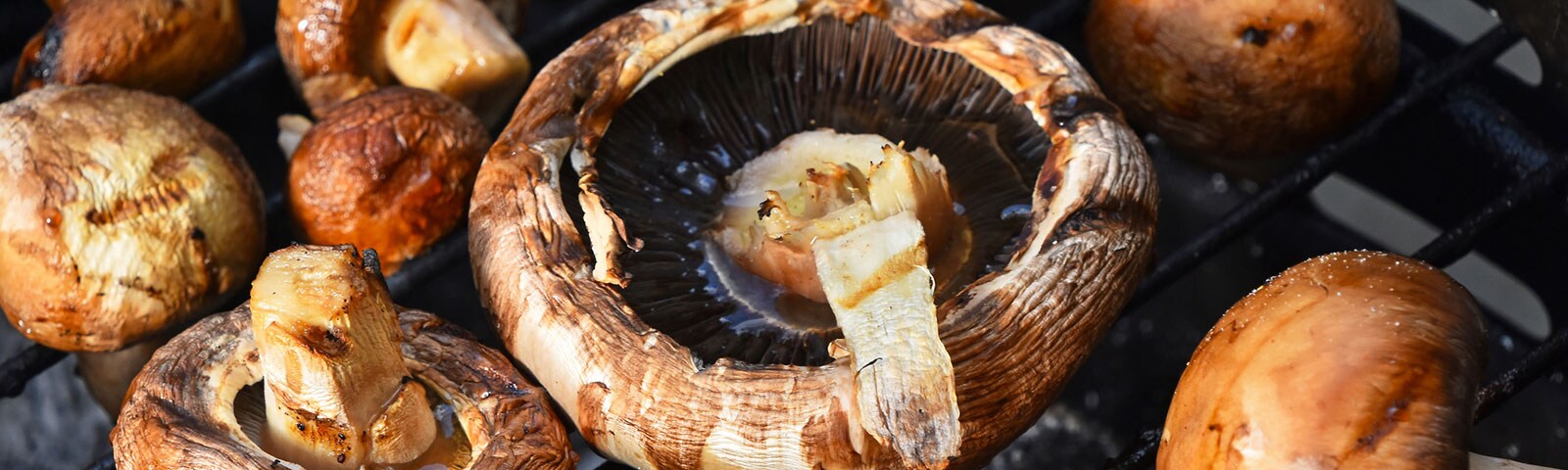 Whole portobello mushrooms