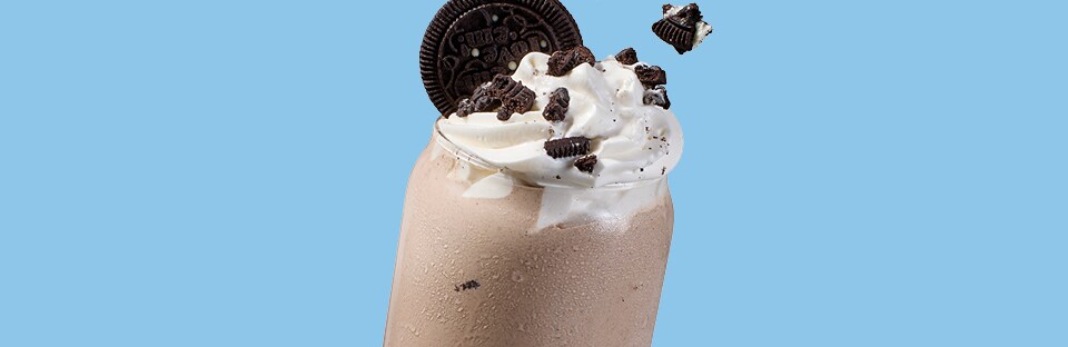 Mint Chocolate Cookies and Cream Shake