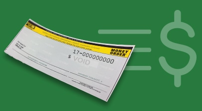 Example of what a money order.